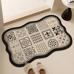 Floral-Printed Bath Runner | Kelmera