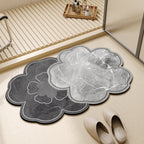 Floral Shape Bathroom Mat | Kelmera