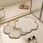 Floral Shape Bathroom Mat | Kelmera