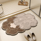 Floral Shape Bathroom Mat | Kelmera
