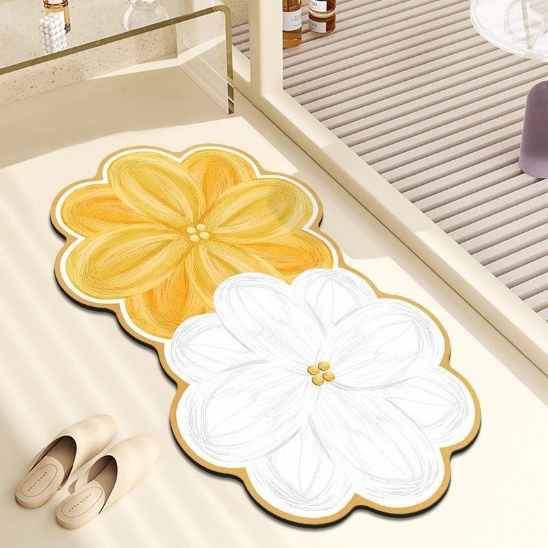 Floral Shaped Area Mat | Kelmera