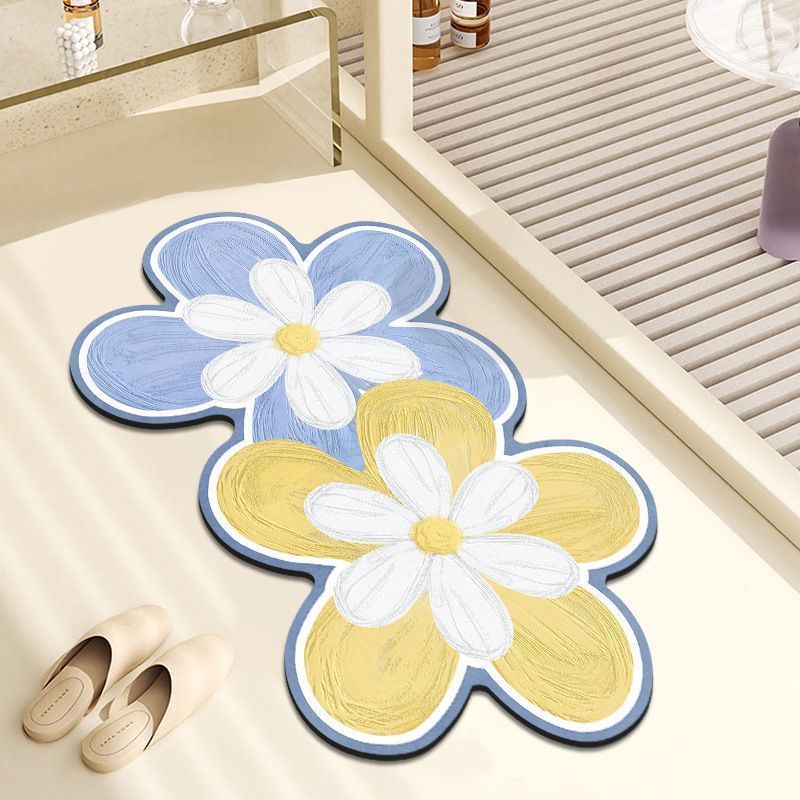 Floral Shaped Area Mat | Kelmera