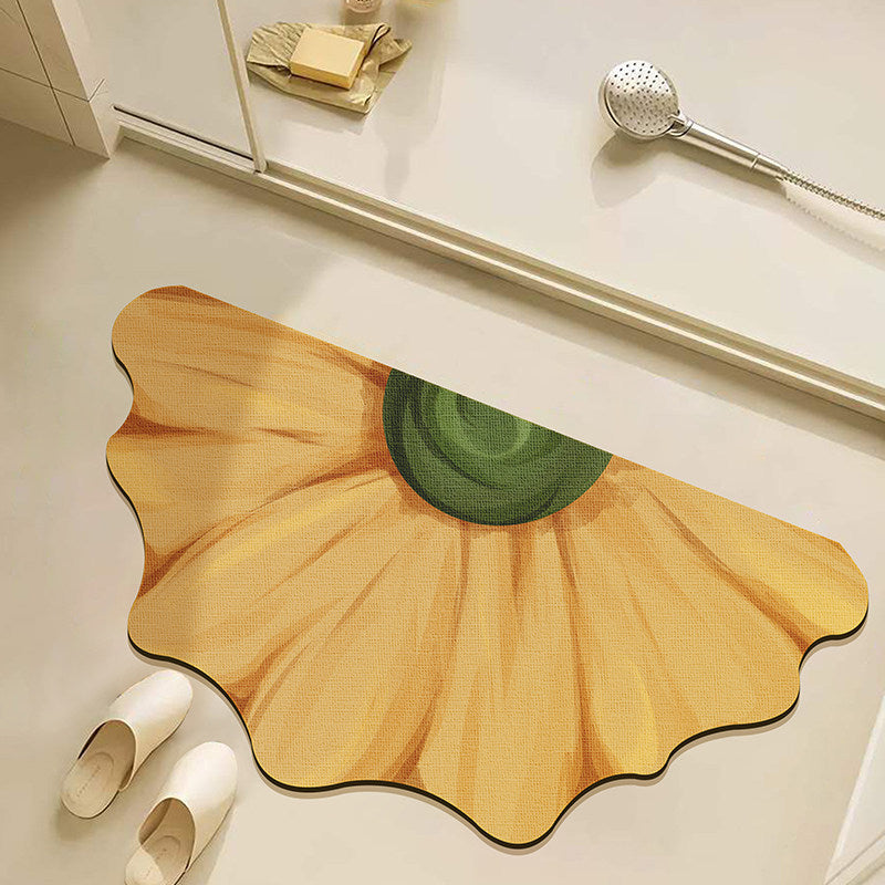 Floral Shaped Bath Mat | Kelmera