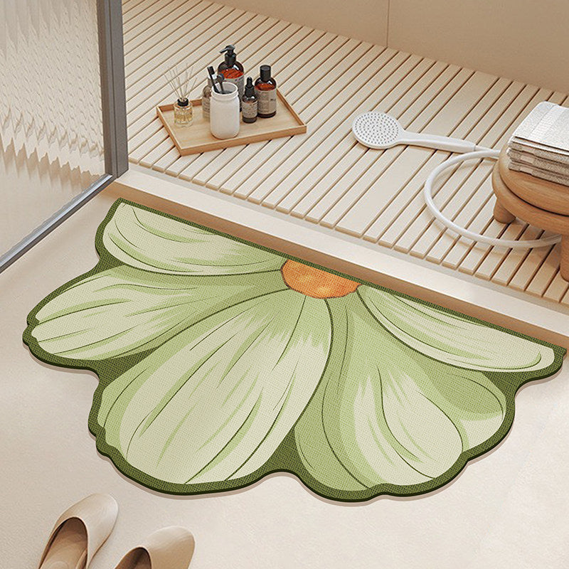 Floral Shaped Bath Mat | Kelmera