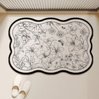 Floral Shaped Decorative Area Mat | Kelmera