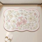 Floral Shaped Decorative Area Mat | Kelmera