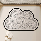 Floral Shaped Decorative Area Mat | Kelmera