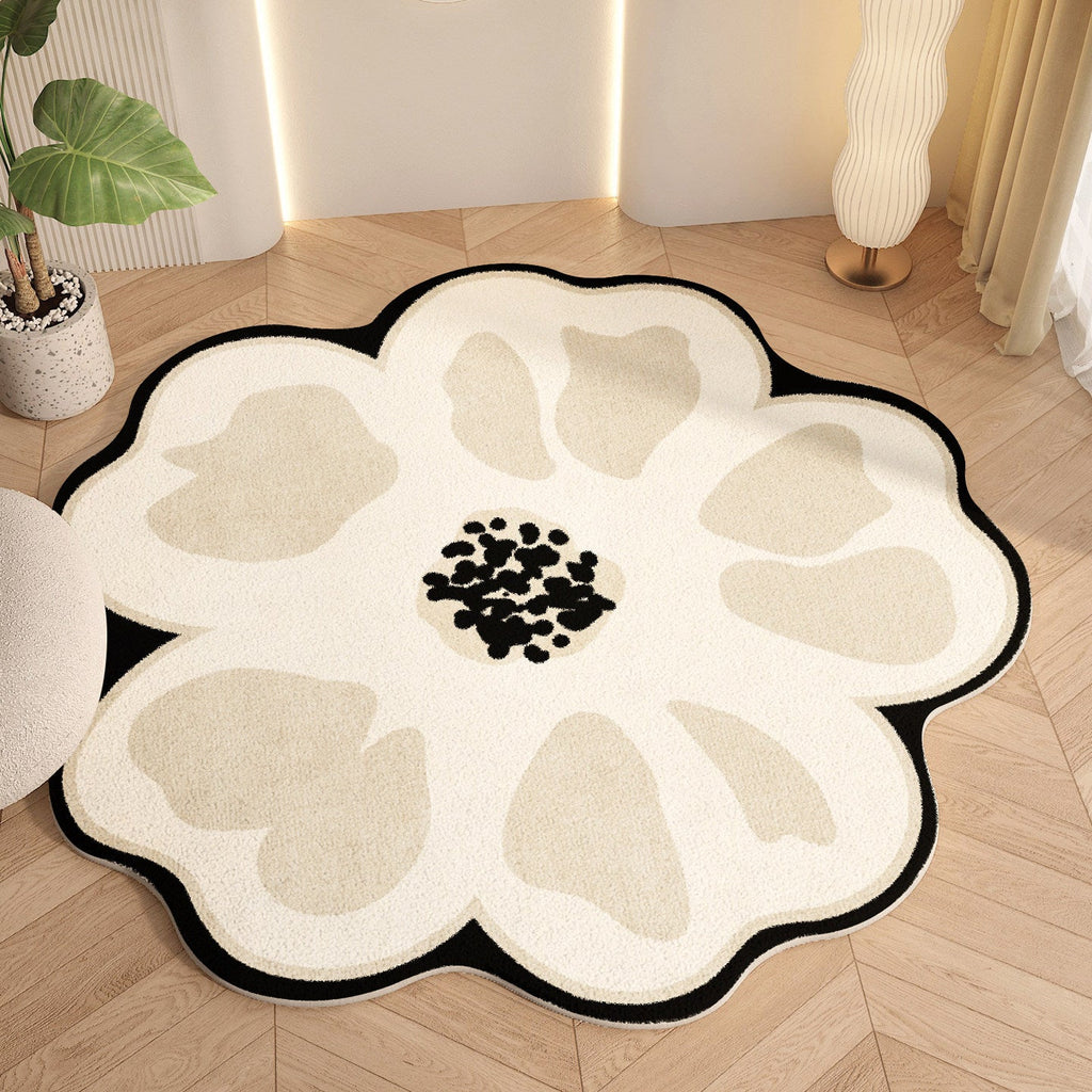 Floral-Shaped Indoor Area Rug | Kelmera