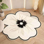 Floral-Shaped Indoor Area Rug | Kelmera