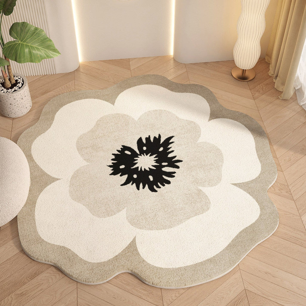 Floral-Shaped Indoor Area Rug | Kelmera