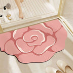 Floral-Shaped Memory Foam Bath Mat | Kelmera