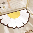 Floral-Shaped Memory Foam Bath Mat | Kelmera
