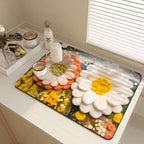 Floral-Themed Kitchen Mat | Kelmera