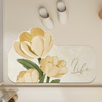 Floral-Themed Non-Slip Bath Mat | Kelmera