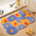 Floral-Themed Soft Bath Mat | Kelmera