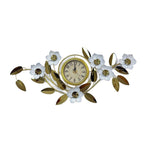 Floral Wall Clock Art Decor | Kelmera