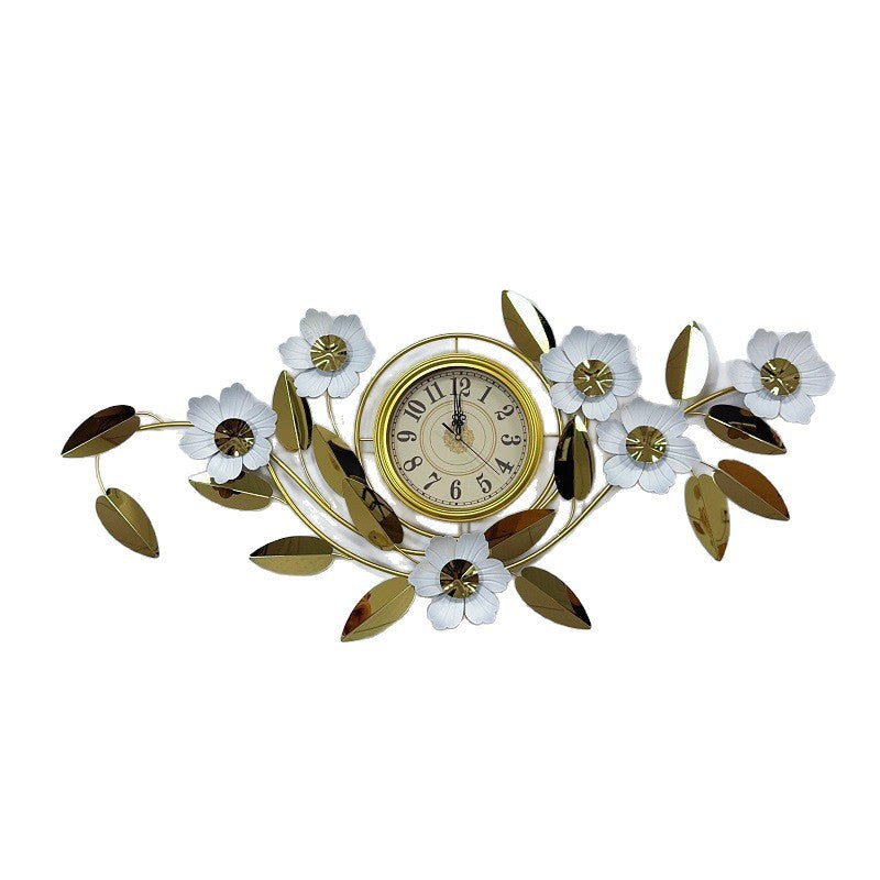 Floral Wall Clock Art Decor | Kelmera