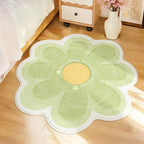 Flower-Shaped Decorative Area Rug | Kelmera