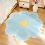 Flower-Shaped Decorative Area Rug | Kelmera