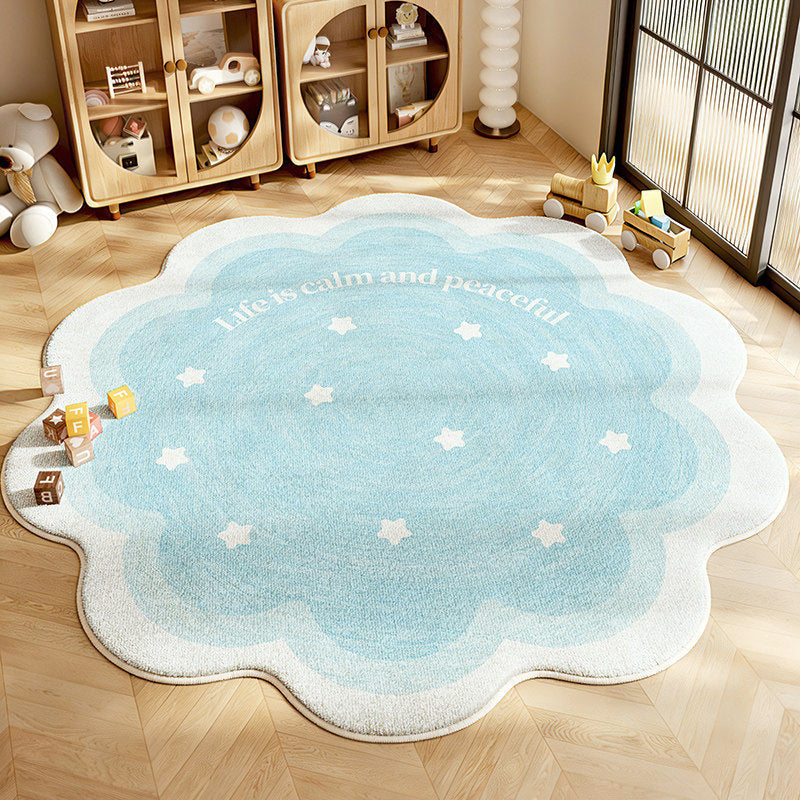 Flower-Shaped Decorative Area Rug | Kelmera