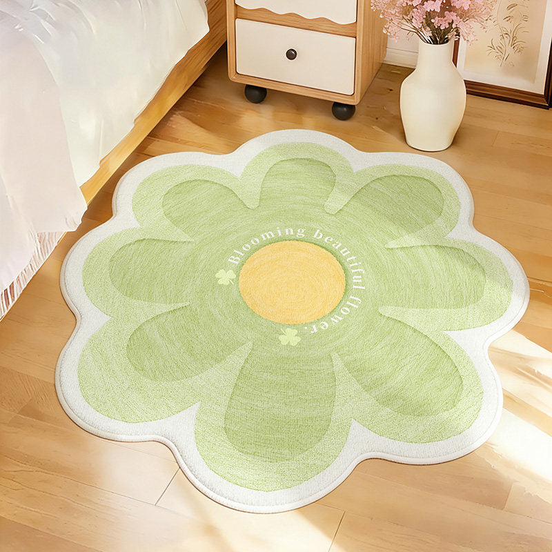 Flower-Shaped Decorative Area Rug | Kelmera