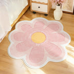 Flower-Shaped Decorative Area Rug | Kelmera