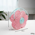 Flower-Shaped Decorative Woven Storage Basket | Kelmera