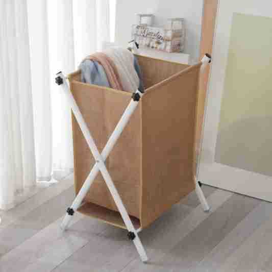 Foldable Laundry Basket with Practical Frame | Kelmera