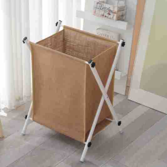 Foldable Laundry Basket with Practical Frame | Kelmera