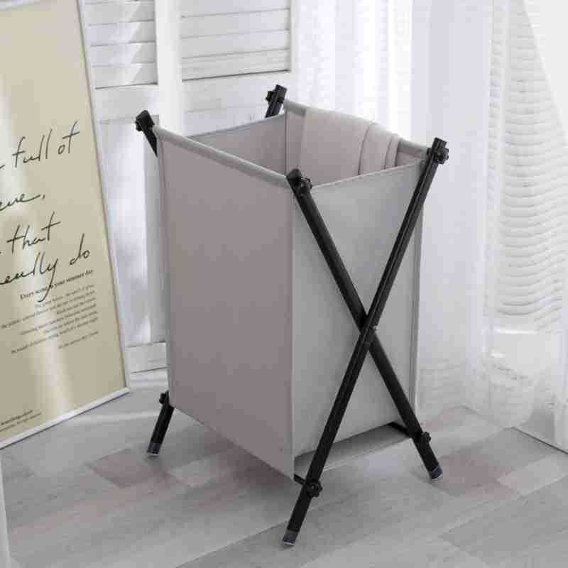 Foldable Laundry Basket with Practical Frame | Kelmera