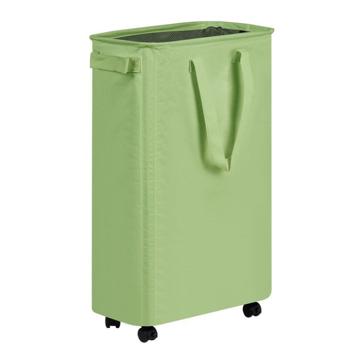 Foldable Laundry Basket with Wheels and Practical Lid | Kelmera