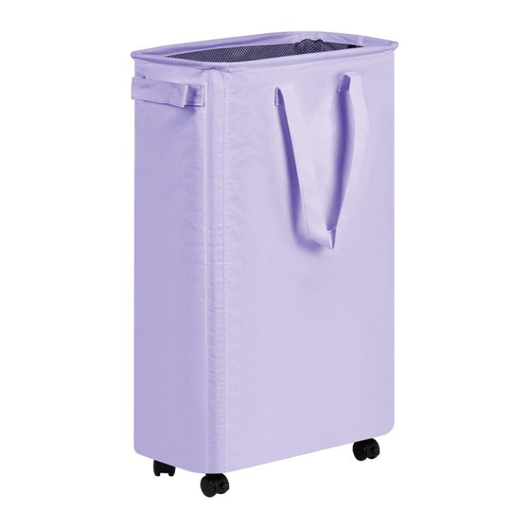 Foldable Laundry Basket with Wheels and Practical Lid | Kelmera