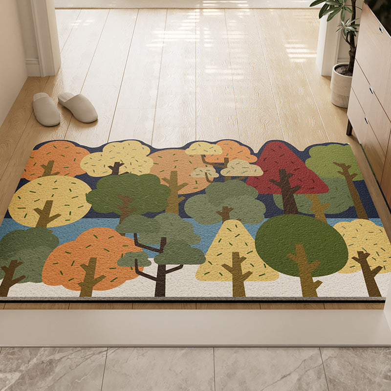 Forest-Themed Non-Slip Bath Mat | Kelmera