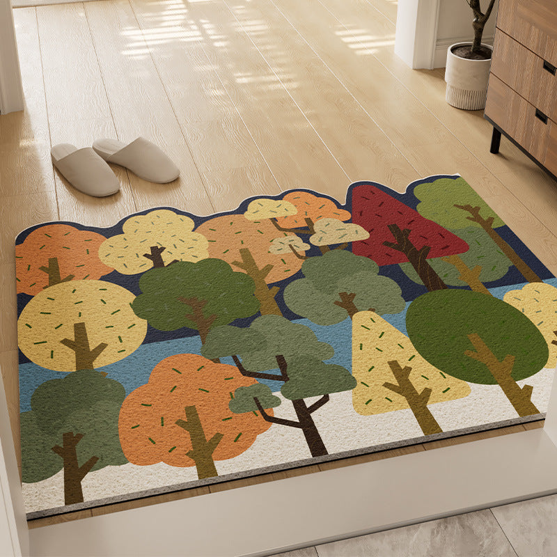 Forest-Themed Non-Slip Bath Mat | Kelmera
