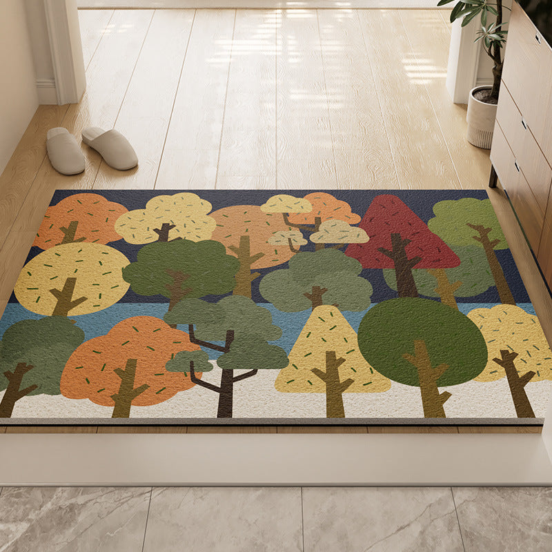 Forest-Themed Non-Slip Bath Mat | Kelmera