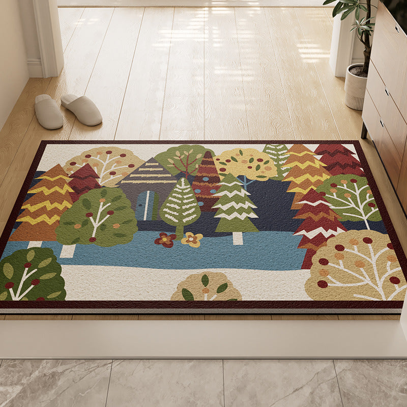Forest-Themed Non-Slip Bath Mat | Kelmera