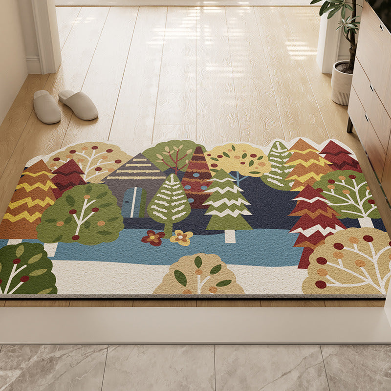 Forest-Themed Non-Slip Bath Mat | Kelmera
