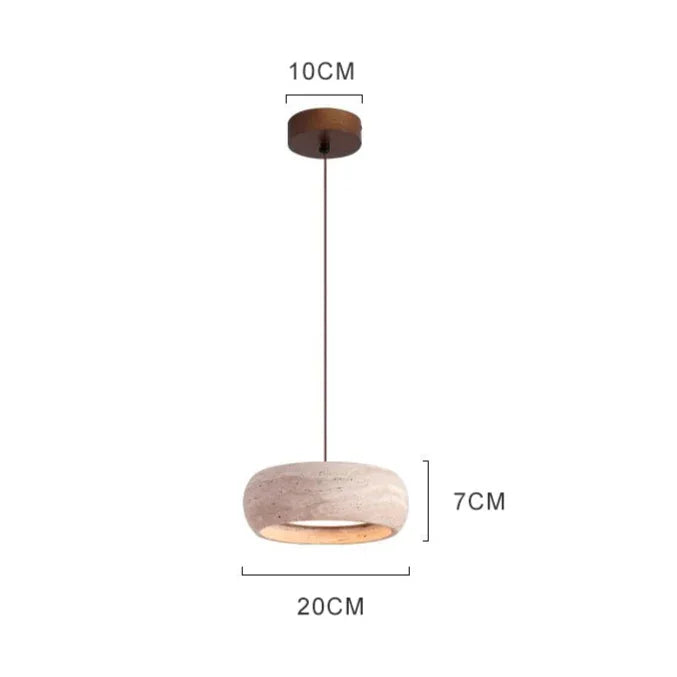 Frynyra Travertine Pendant Lamp