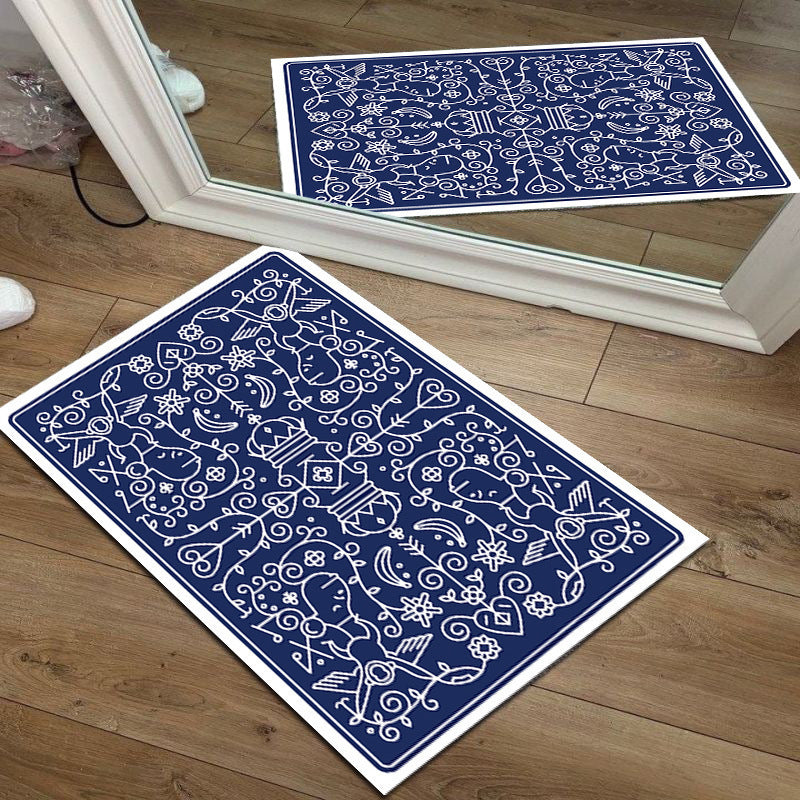 Fun and Whimsical Money-Themed Decorative Floor Mat | Kelmera