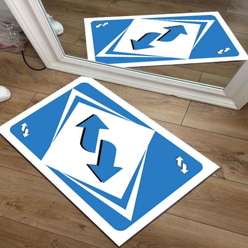 Fun and Whimsical Money-Themed Decorative Floor Mat | Kelmera
