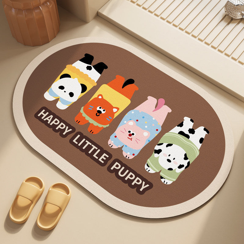 Fun Animal-Themed Bath Mat | Kelmera