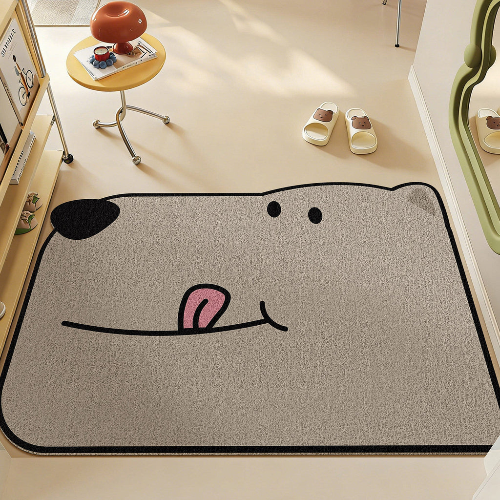 Fun Animal-Themed Plush Area Mat | Kelmera