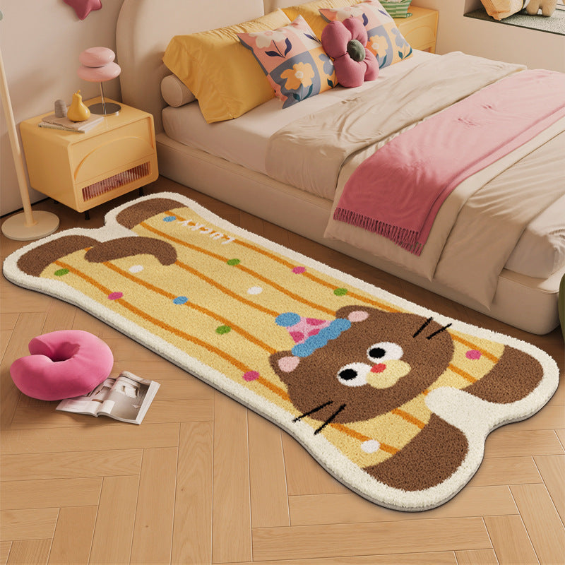 Fun Cartoon Bear Shaped Area Rug | Kelmera