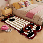 Fun Cartoon Bear Shaped Area Rug | Kelmera