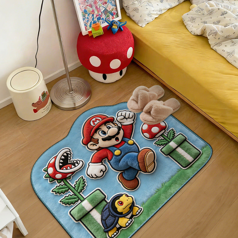 Fun Cartoon-Themed Plush Area Rug | Kelmera