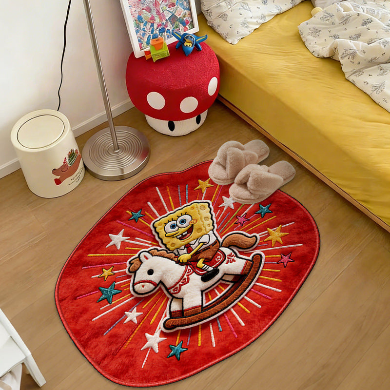 Fun Cartoon-Themed Plush Area Rug | Kelmera