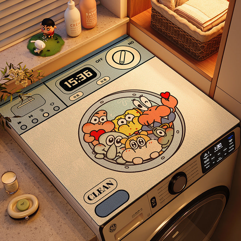 Fun Character-Themed Washing Machine Mat | Kelmera