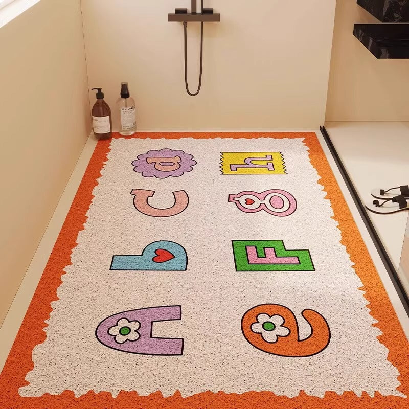 Fun Dinosaur-Themed Bathroom Mat | Kelmera