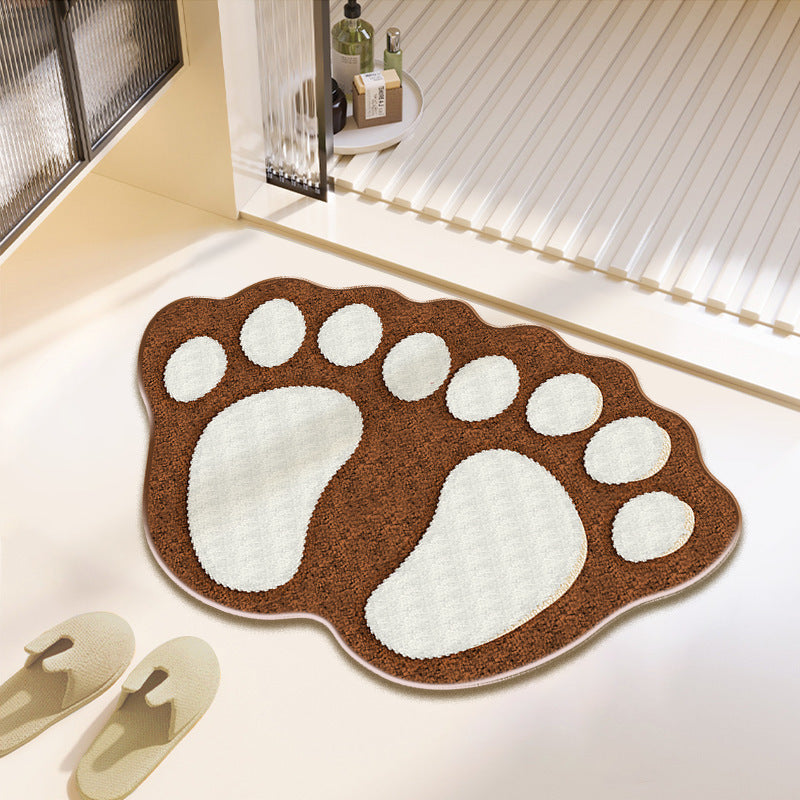 Fun Paw Print Bath Mat | Kelmera