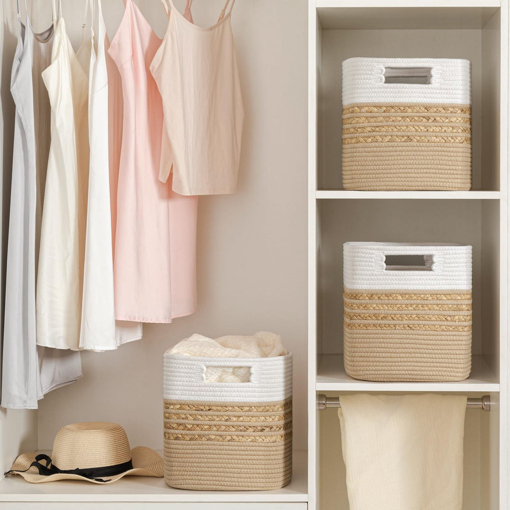 Functional Storage Basket with Carrying Handles | Kelmera